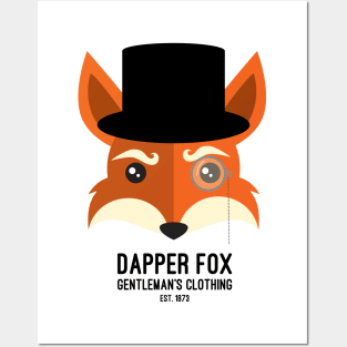 Dapper Fox 1873 Posters and Art